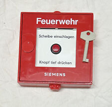 Türklingel Druckknopfmelder Türklingelknopf Feuerwehr Haustürklingel Siemens rot