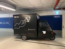 ape piaggio 400 Kubik, Coffee Truck,  Kleinwagen, Dreirad