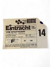 Eintracht Frankfurt Ticket 04.03.1978 vs. VfB Stuttgart Rarität