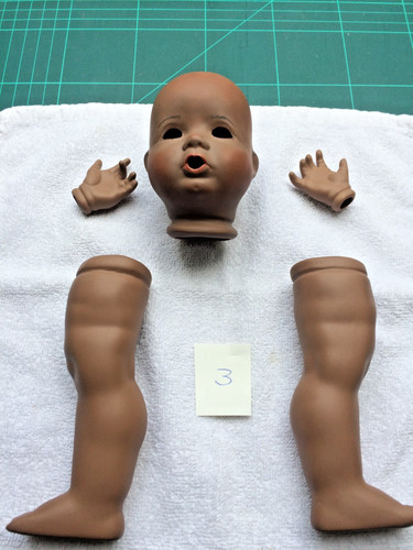 Porzellan puppen teile - -,