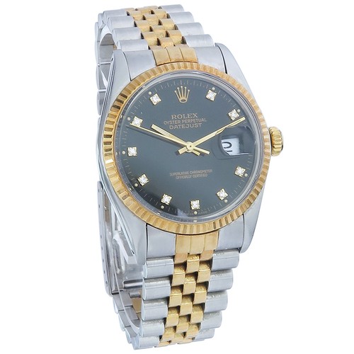 Rolex datejust stahl - rolex,
