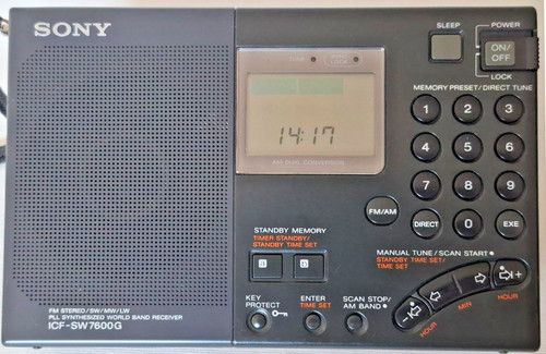 Sony icf sw7600g - sony, icf-sw7600g