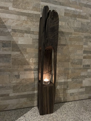 Windlicht laterne mooreiche - windlicht,