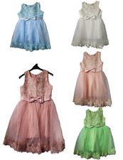 Mädchen Festtagskleid Blumenmädchen Hochzeit Prinzessin festlich Neu 22093