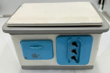 DDR Blechspielzeug Kinderherd VEB Metallspielwaren Zöblitz Puppenherd alt antik