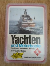 Quartett * Yachten * Berliner *  70'er * fast gepflegt 