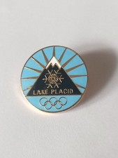 Pin Anstecknadel.Olympische Spiele Lake Placid Sehr Selten !