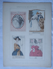 Original Lithograph Jugendstil