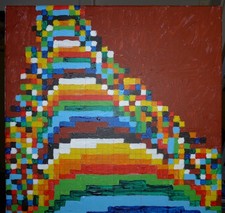 Acrylbild Typ Fraktal