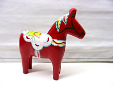 ORIGINAL Dala Pferd Schweden Nils Olsson rot ca. 18,5 x17cm