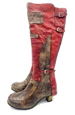 Eject Damen Hohe Lederstiefel