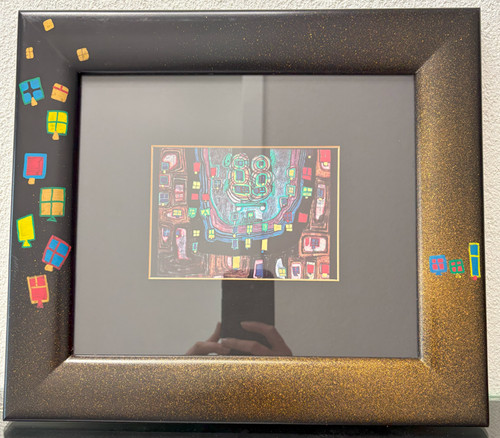 Wandbild hundertwasser - wandbild,