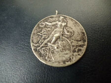 Medaille Hochrad mit Siegesgöttin Viktoria ca. 1900-1920 - Radfahrer