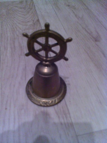 Glocke deko mit steuerrad - glocke,