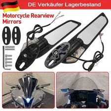 Spiegel mit LED Blinker für Kawasaki Ninja Ninja 300 400 650 1000 ZX10R ZX6R DE