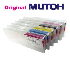 6 Genuie Cartridges Mutoh Eco Solvent Ultra / Rockhopper 3 / ValueJet / Spitfire