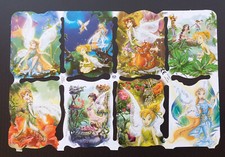 alter Glanzbilder Bogen  MLP 2091 Fairies Feen mit Glitzer