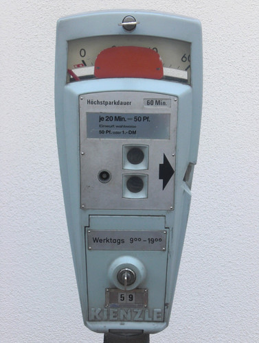 Schöne originale parkuhr - originale,