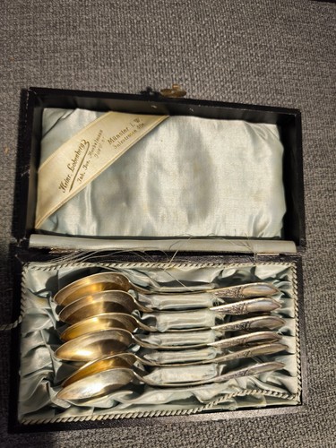 Antike teelöffel 800 silber - 6,