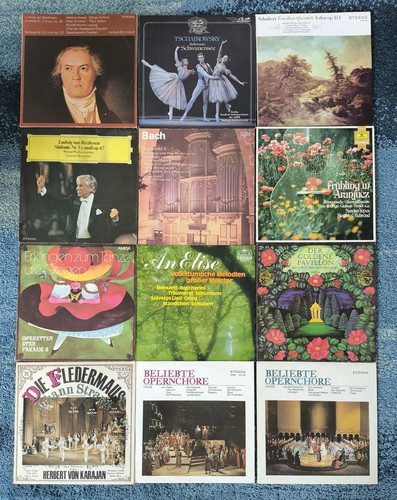 Schallplatten klassik a - 12, u.a