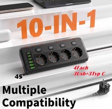 4fach 6usb kabel - 2m,