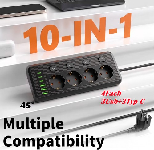 4fach 6usb kabel - 6usb,
