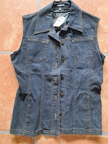 Jeans weste anthrazit - , grösse