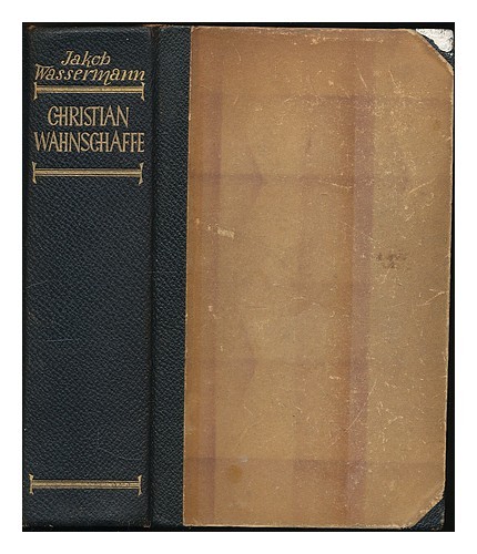 Wassermann jakob - jakob, (1873-1934)