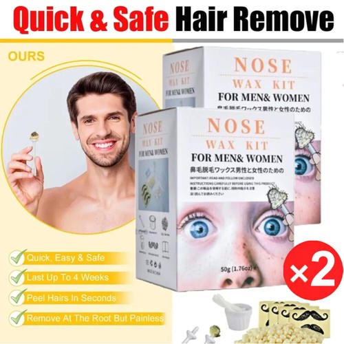 2stk nasenhaar wachs nose wax - 2stk,