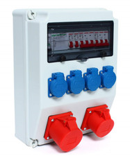 Wandverteiler CEE 230V 16A/32A Baustromverteiler Stromverteiler Verteilerkästen