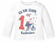 Baby Langarmshirt mit Namen