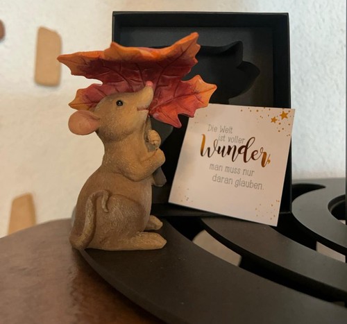 Niedliche deko maus mit - niedliche,