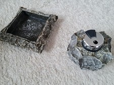 kunstguss-Rauchergarnitur