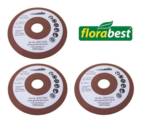 Florabest schleifscheibe - 3x,