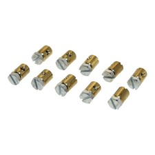 Citomerx 10x Schraub-Nippel 7x9mm für Bowdenzug Gaszug Bremszug Kupplungszug neu