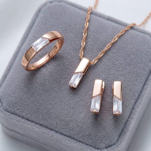 Schmuckset quadratischer - schmuckset,