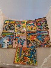 9 Superman - Batman Taschenbücher vom Ehapa Verlag