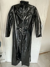 Lackmantel Neu Gr 38 Schwarz