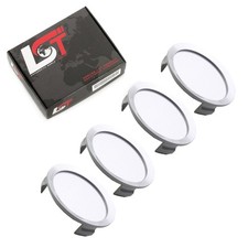 4x Radnabenkappe Nabendeckel Felgendeckel Silber ø 75mm für KIA PKW