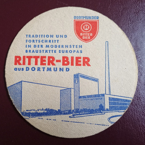 Bierdeckel brauerei dortmunder - bierdeckel,