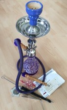 ⭐ Aladin Shisha W306 Wasserpfeife 56cm / Iila purple 1 Schlauch Anleitung + OVP 