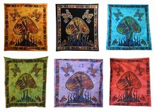 Mushroom Tagesdecke - Wandbehang - Dekotuch - Bettüberwurf XXL 200 x 230 cm 