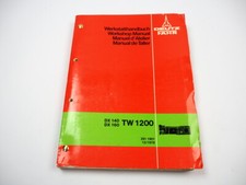 Deutz DX140 DX160 Werkstatthandbuch Getriebe TW1200 Workshop Manual 1978