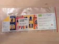 Bieretikett Beer Label Italien Sudhaus GmbH Viertel Beer Germany Craft Bier 