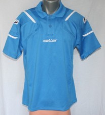 SALLER Sportshirt Herren “M” Hellblau NEU Verkaufsetikett Kragen Fitness