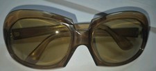 Vintage Polaroid Sonnenbrille Damen , Gebraucht, Retro , Grünlich ,bräunlich