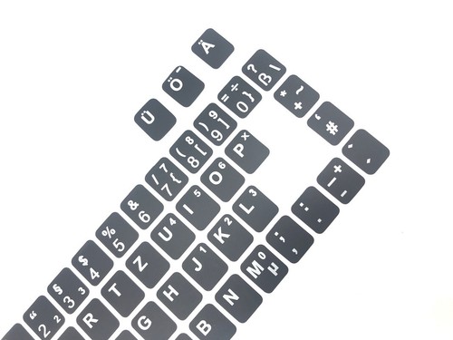 Deutsche tastaturaufkleber - deutsche,