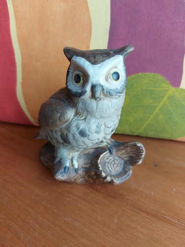 Eule figuren aus keramik deko - eule,