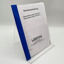 Lissmac Diamanttrennsäge DTS 901-V -H Ersatzteilliste Betriebsanleitung 2009