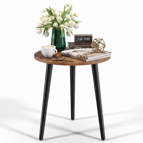 Side table round wooden - round,
